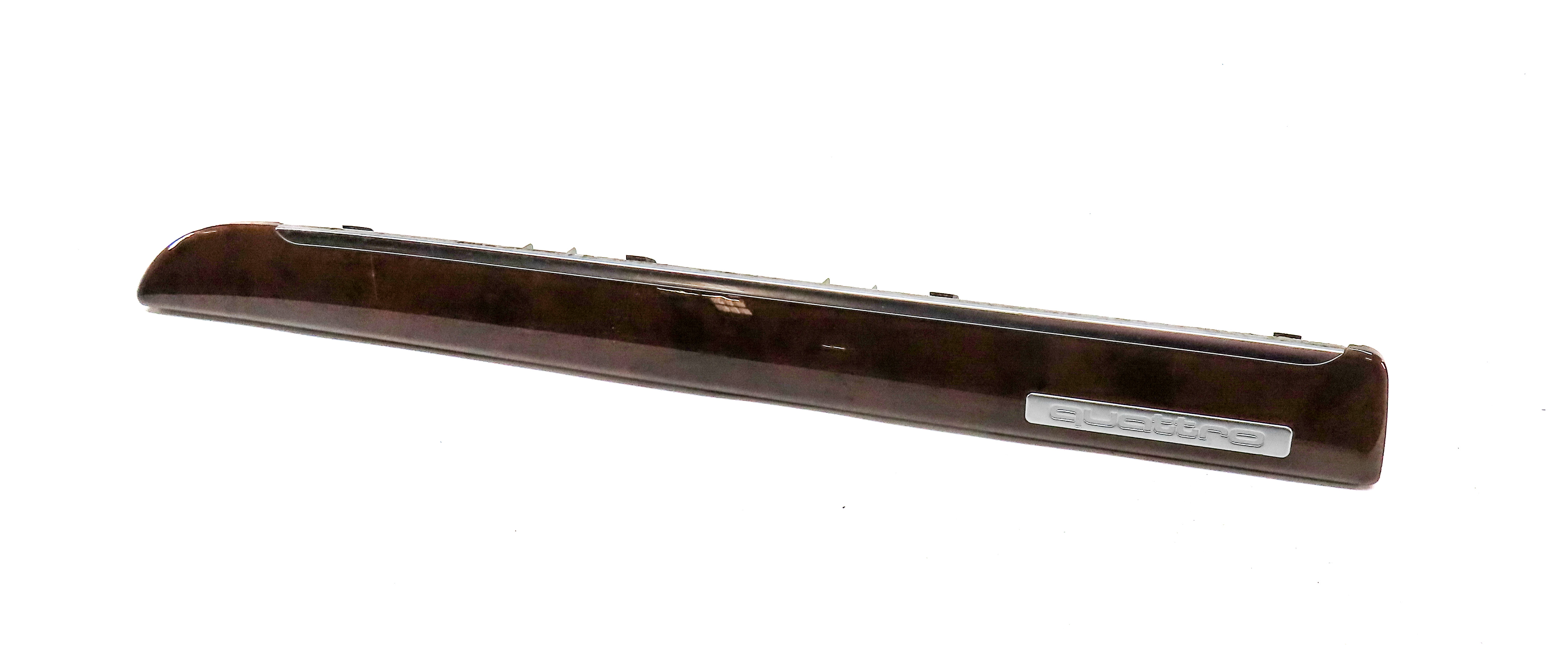 2012 AUDI Q7 (4L) FRONT RIGHT PASSENGER DASH TRIM PANEL (Walnut) — exact item pictured